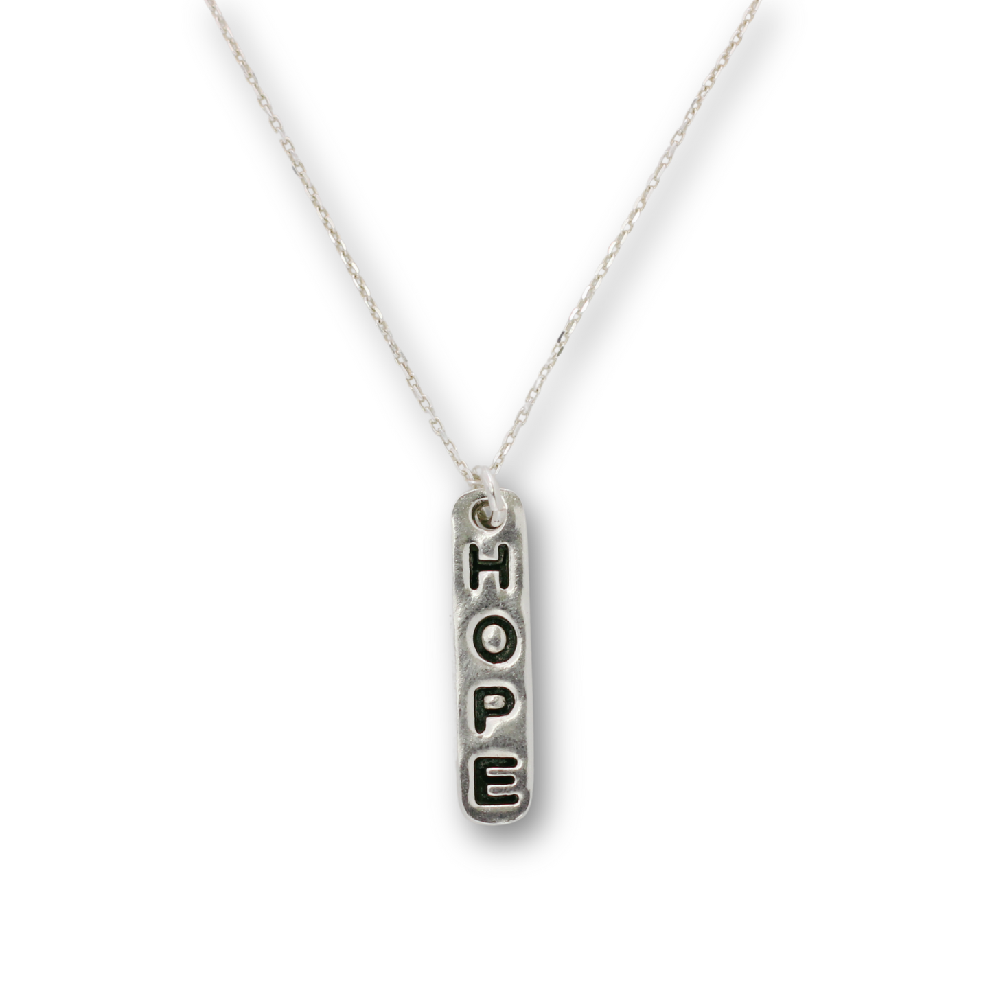 Hope charm necklace