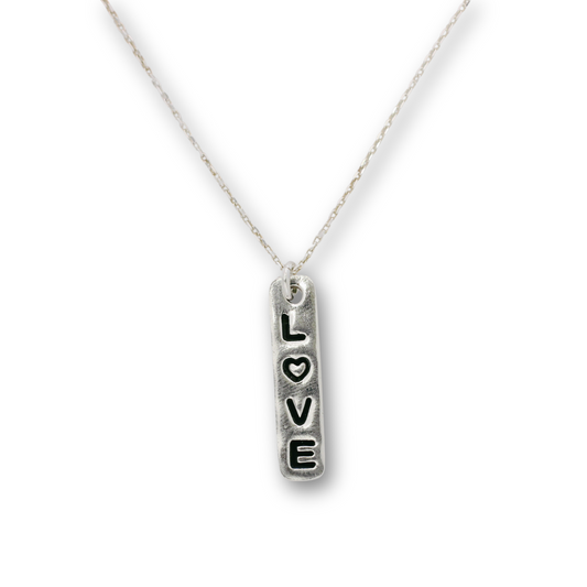 Love charm necklace