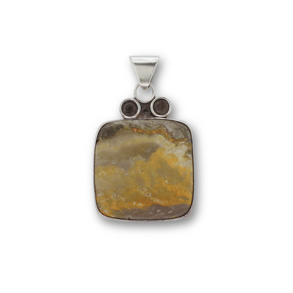 Bumblebee jasper bee pendant