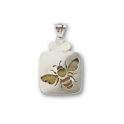 Bumblebee jasper bee pendant